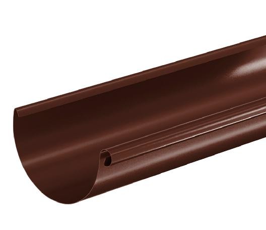 Водосток Aquasistem, система 150/100 - Водосточный желоб 3.00м RAL 8017 Коричневый купить в Буденновске