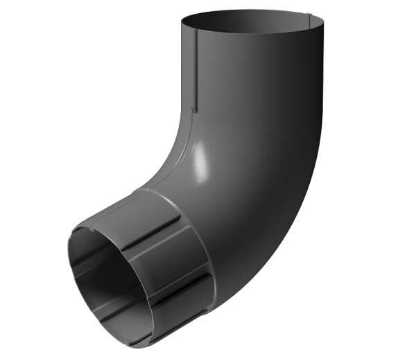 Колено 72° D90 Döcke STAL PREMIUM Графит, (RAL 7024) купить в Буденновске