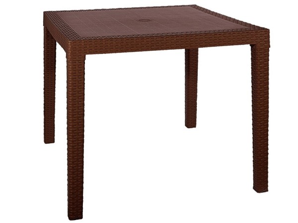 Стол квадратный FIJI Quatro Table Коричневый купить в Буденновске