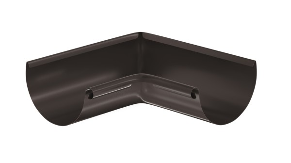 Водосток Aquasistem, система 125x90 - Угол желоба, внутренний 90° RR 32 Тёмно-Коричневый купить в Буденновске