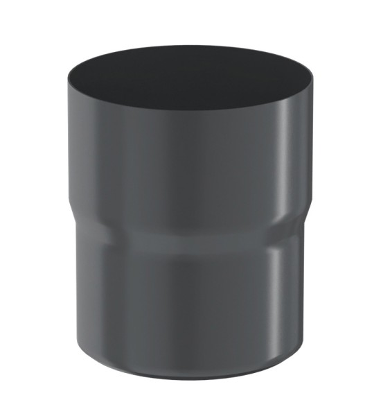 Водосток Aquasistem, система 125x90 - Соединитель трубы RAL 7024 Тёмно-серый купить в Буденновске