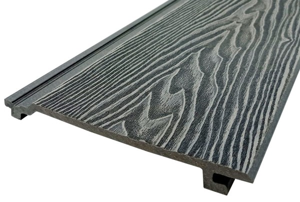 Сайдинг Darvolex 185x19x3000мм, 3D тиснение Серый купить в Буденновске