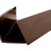 Уголок ДПК для сайдинга 70x70x3000мм Коричневый купить в Буденновске