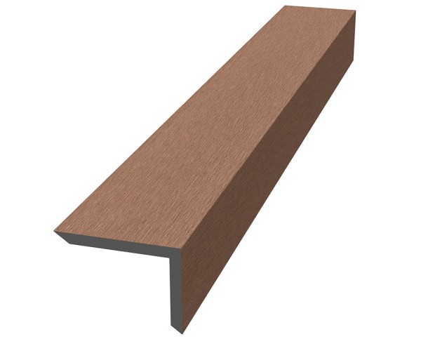 Уголок ДПК для террасной доски NauticPrime, 60x40x2900мм Кедр купить в Буденновске