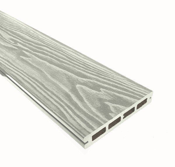 Террасная доска из ДПК Terrapol Смарт 3D Пустотелая с пазом Дуб беленый купить в Буденновске