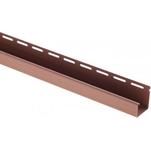 J-профиль Люкс Крашенный, T-15, ВН, Красно-коричневый купить в Буденновске