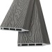 Заборная панель шип-паз EasyDecking Wood-Х 146х20 Серый купить в Буденновске