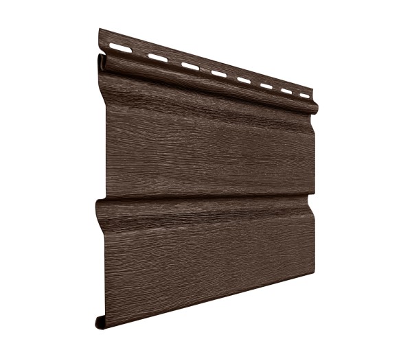 Виниловый сайдинг fineber (файнбер) - серия "стандарт", коричневый купить в Буденновске