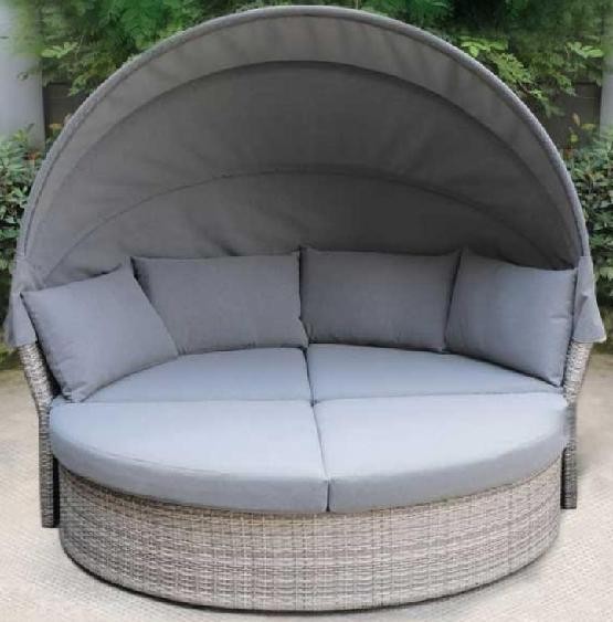 Диван-Трансформер AFINA плетеный из иск. ротанга AFM-325G Grey купить в Буденновске