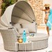 Диван-Трансформер AFINA плетеный из иск. ротанга AFM-325 Beige купить в Буденновске