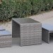 Диван-Трансформер AFINA плетеный из иск. ротанга S330G-W78 Grey купить в Буденновске