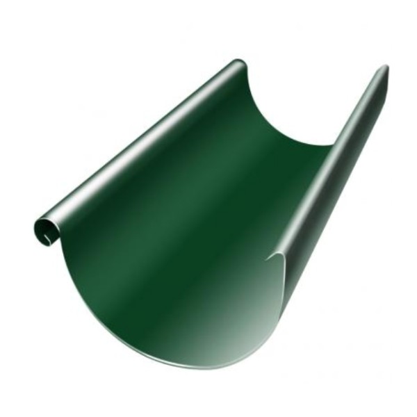 Водосток Grand Line 125x90 – Желоб 3м RAL 6005 купить в Буденновске