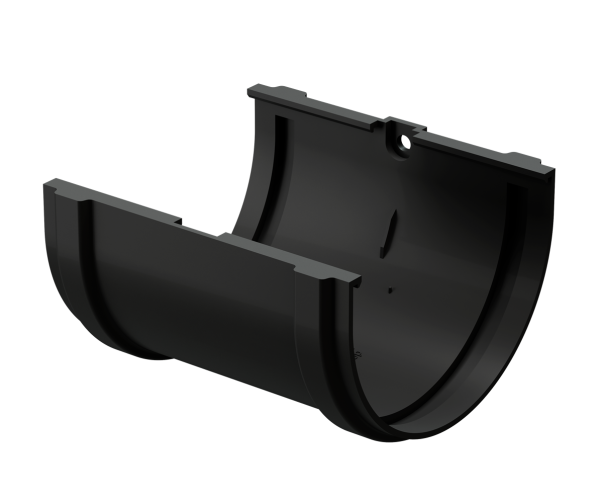 Соединитель желоба Docke Premium ПВХ - Карбон купить в Буденновске