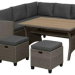 Комплект мебели AFINA плетеной из иск. ротанга AFM-307G-Grey купить в Буденновске