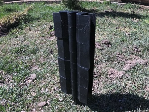 Угловой элемент поворотный, пластиковый от 60° до 300° для доски 300х30 мм из ДПК чёрный Holzhof купить в Буденновске