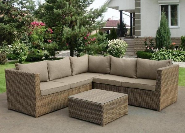 Комплект мебели AFINA плетеной из иск. ротанга YR825B Beige купить в Буденновске