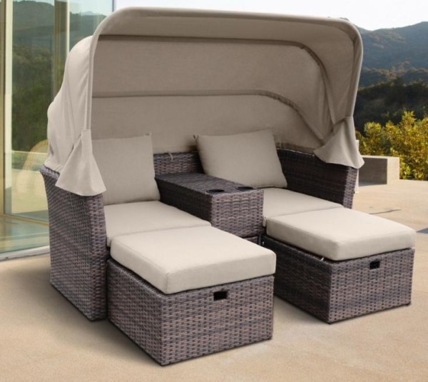 Комплект мебели AFINA плетеной из иск. ротанга AFM-330B Brown купить в Буденновске