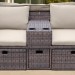 Комплект мебели AFINA плетеной из иск. ротанга AFM-330B Brown купить в Буденновске
