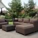 Комплект мебели AFINA плетеной из иск. ротанга YR821A Brown/Beige купить в Буденновске