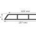 Доска Ромбус 3D ДПК Outdoor STORM GREY серая микс купить в Буденновске