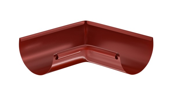 Водосток Aquasistem, система 125x90 - Угол желоба, внутренний 90° RR 29 Бургундский купить в Буденновске