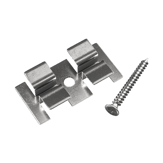 Клипса с саморезом, Grinder шовный монтаж 5 mm купить в Буденновске