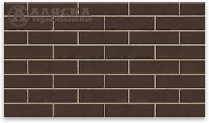 Фасадные Термопанели Аляска Amsterdam brown купить в Буденновске