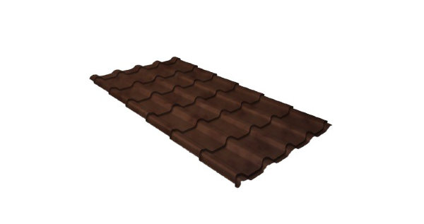 Металлочерепица камея 0,45 Safari Twincolor Brown купить в Буденновске