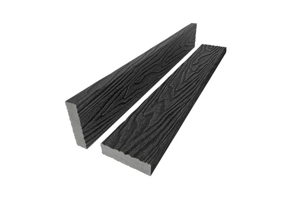 Брус лавочный 3D-тиснение 20х80 Графит купить в Буденновске