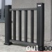 Ограждение из ДПК Outdoor Классик 3D STORM чёрный купить в Буденновске