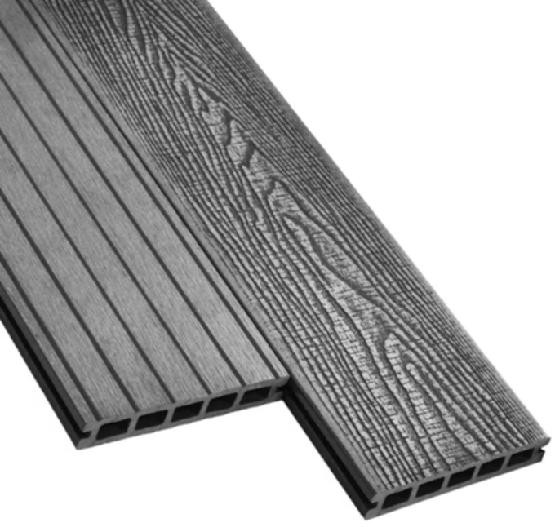 Террасная доска ДПК Deckart Аntique Графит купить в Буденновске