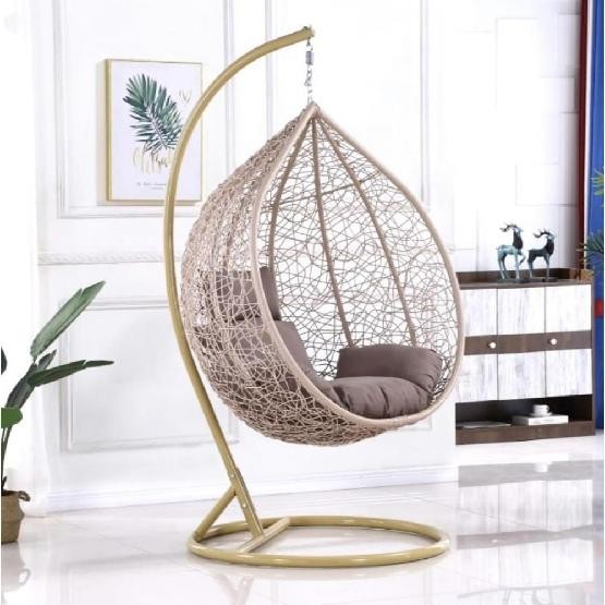 Кресло Подвесное из искусственного ротанга AFM-169A-XLB Beige купить в Буденновске