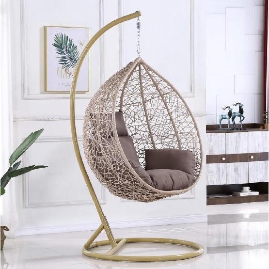 Кресло Подвесное из искусственного ротанга AFM-169A-LB Beige купить в Буденновске