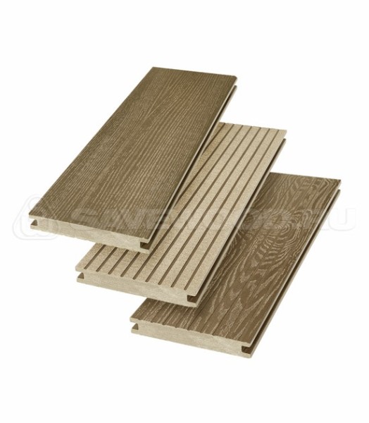 Террасная доска SW Fraxinus (R) полнотелая «SaveWood» Тик купить в Буденновске
