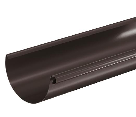 Водосток Aquasistem, система 150/100 - Водосточный желоб 3.00м RR 32 Тёмно Коричневый купить в Буденновске
