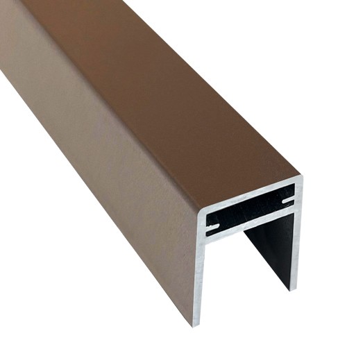 П-профиль Алюминиевый EasyDecking 35x25 Венге купить в Буденновске