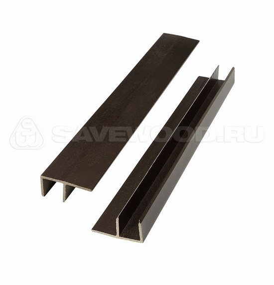 F-профиль ДПК Savewood – Тёмно-коричневый купить в Буденновске