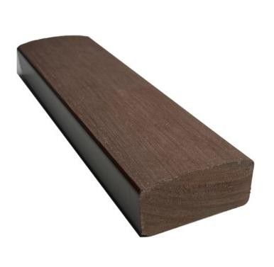 Лавочный брус Ecodecking Некст полнотелый брашированный 70х35 шоколад купить в Буденновске