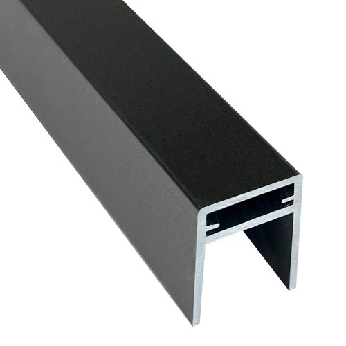 П-профиль Алюминиевый EasyDecking 35x25 Черное дерево купить в Буденновске