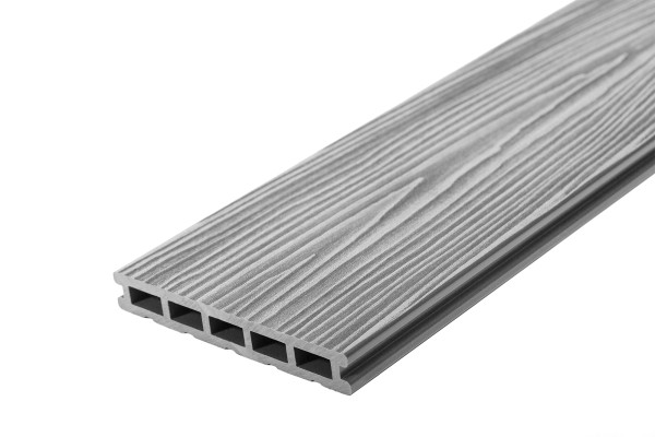Террасная доска из ДПК RusDecking Unodeck Mogano - Серый купить в Буденновске