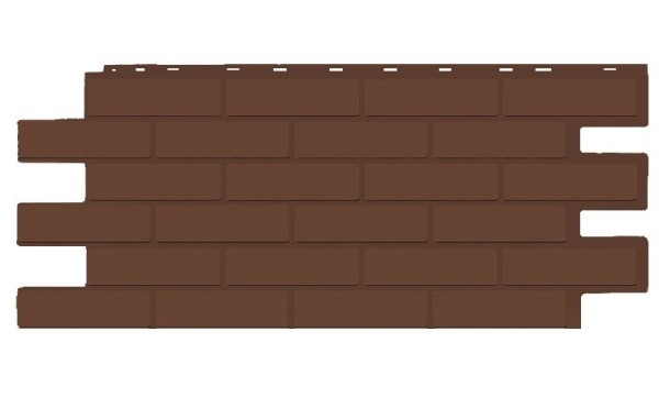 Фасадная панель T-Siding Кирпич Модерн Эко Браун купить в Буденновске