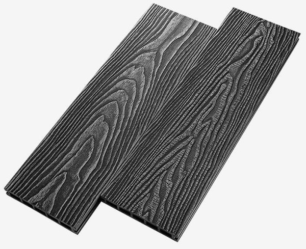 Террасная доска из ДПК RusDecking Unodeck Vintage - Графит купить в Буденновске
