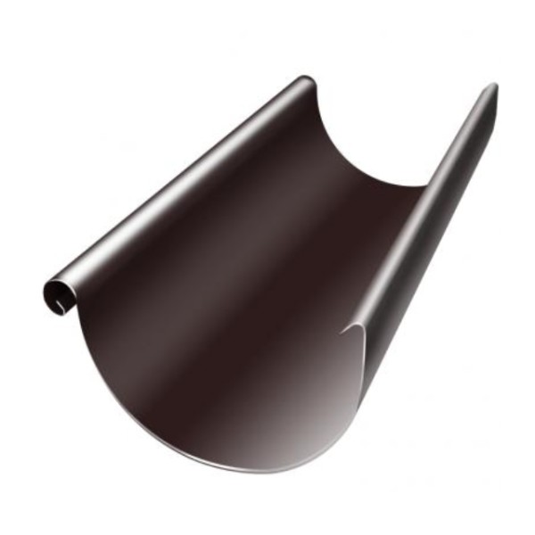 Водосток Grand Line 125x90 – Желоб 3м RAL 8017 купить в Буденновске