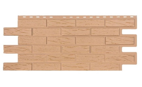 Фасадная панель T-Siding Кирпич Саман Эко Крем купить в Буденновске