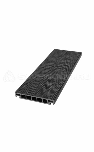 Террасная доска из ДПК SW Salix (S) (R) черный купить в Буденновске